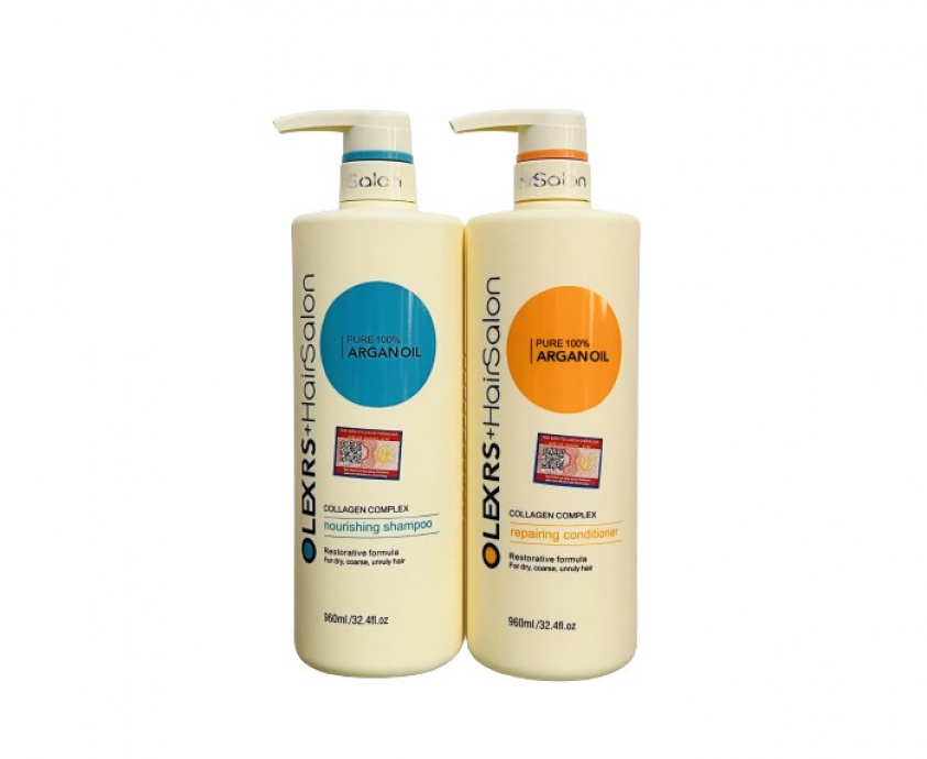 Bộ dầu gội xả olexrs hairsalon arganoil 960ml*2 